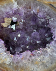 Beautiful Natural Amethyst & Agate Stone Geode - MWS1770