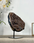 Brown Tone Druzy Agate Geode for Home Decor Display - MWS2675