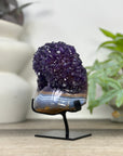 Natural amethyst Cluster on Stand For Home Decor - MWS3302
