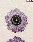 High-Quality Amethyst, Quartz & Jasper Stalactite Slices for Jewelers - Wholesale Bulk Pack - STS0058