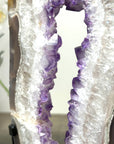 XL Natural Agate & Amethyst Geode Slice Portal - MWS2119