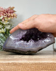 Uruguayan Amethyst & Agate Stone Geode - STGE0002