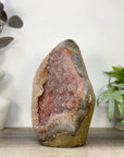 Huge Natural Pink Amethyst Statement Piece with Calcite Formation - CBP1431