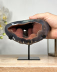 Unique Red Tone Quartz & Agate Geode - MWS1930