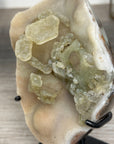 Natural Quartz Druzy With Calcite Specimen - MWS2519