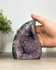 Amethyst & Agate Stone Flame Carving - FST0163