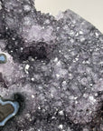 Natural Quertz Cathedral with Blue Agate Shell - CBP1033