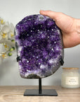 Top Quality Deep Purple Amethyst Stone Geode - MWS1345