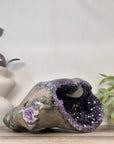 Huge Natural Amethyst Geode with Calcite Formations - STGE0089