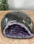 Polished Amethyst & Agate Geode with Druzy Cavity from Uruguay - STGE0006