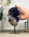 Amethyst Cluster with Deep Purple Crystals - MWS2202