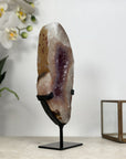 Beautiful Amethyst & Quartz Stone Portal with handmade Stand - MWS1945
