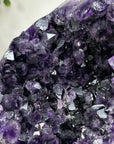 Stunning Large Natural Amethyst Crystal with Green Jasper Shell - MWS1849