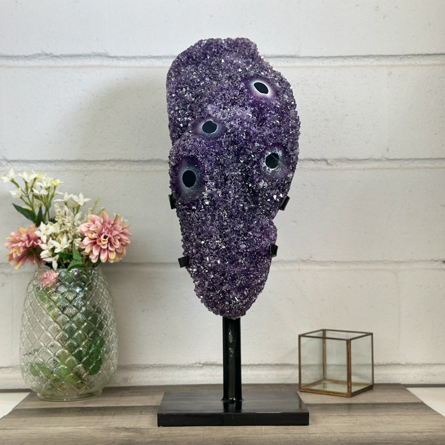 【セール中】Floatia Designs FETD-07 Amethyst Display Amethyst - Home Decore and Collection – Southern Minerals