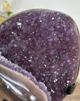 Natural Amethyst Geode, Stunning Metallic Stand Included - MWS1753