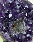 Natrual Amethyst Cluster with Pseudocalcite Formation - MWS1296