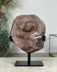 Beautful Quartz Druzy Covered Calcite - AWS0459