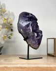 A Grade Deep Purple Amethyst Cluster with Large Crystals - MWS1861