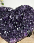 A Grade Natural Amethyst Stone heart - HST0258