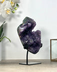 Amethyst Crystal Cluster Full of Stalactite Formations - MWS2543