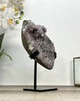 Sugar Quartz Druzy Geode on Stand - MWS2876