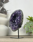 Deep Purple Amethyst Cluster with Green Jasper Shell - MWS3319