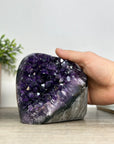 A+ Grade Natural Amethyst Cathedral, Deep Purple Crystals - CBP1176