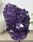 Natural Top Grade Amethyst Cluster on Stand - MWS3267