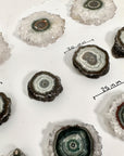 Natural Amethyst, Quartz & Jasper Stalactite Slices Wholesale Flat - Ideal for Pendants - STS0065