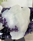 Stunning Natural Amethyst & Calcite Crystal - MWS2167