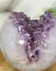 Huge Amethyst & Agate Sphere Geode from Uruguay - SPH0165