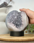 Huge Quartz & Agate Sphere Geode - SPH0192