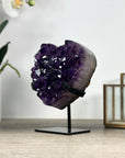 Uruguayan Amethyst Stone Heart Carving - HST0310