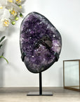 Unique Large Amethyst Cluster with Black Hematite Formation - MWS2529
