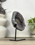 Collection Grade Amethyst Geode with Calcite Formation - MWS3381