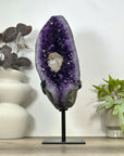 Uruguayan Amethyst Geode with Unique Calcite Crystal Formation - MWS3090