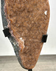 Natural Orange Tone Rainbow Quartz Druzy on Stand - MWS2835