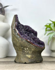 Natural Blue Agate & Amethyst Crystal for Home Decor - CBP1395