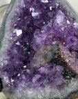 Unique Natural Amethyst Crystal Specimen with Calcite Formation - MWS3135