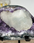 Amethyst Geode with Calcite Specimen - MWS1790