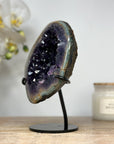Natural Amethyst & Green Japer Geode - MWS1460