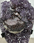 Natural Amethyst Cluster with Stalactite Formation & Collector Grade Calcite - MWS2531