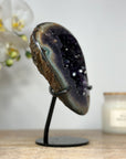 Natural Amethyst & Green Japer Geode - MWS1460