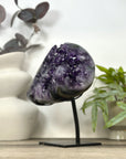 Natural Uruguayan Amethyst on Stand - MWS3172