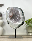 Natural Uruguayan Quartz Geode with Calcite Inclusion - MWS3397
