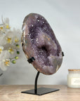 Large Amethyst Crytsal Geode with Stalactite Eyes Formations - MWS1737
