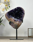 A+ Grade Deep Purple Amethyst Geode - MWS2027