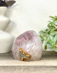 Natural Pink Amethyst Geode with Selfstanding Cut Base - STGE0051