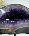 Stunning Deep purple Amethyst & Agate Geode - MWS1458