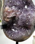Natural Amethyst Cluster with Calcite Formation - MWS1424